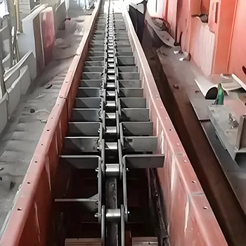 ناقل بالسلاسل الكاشطة